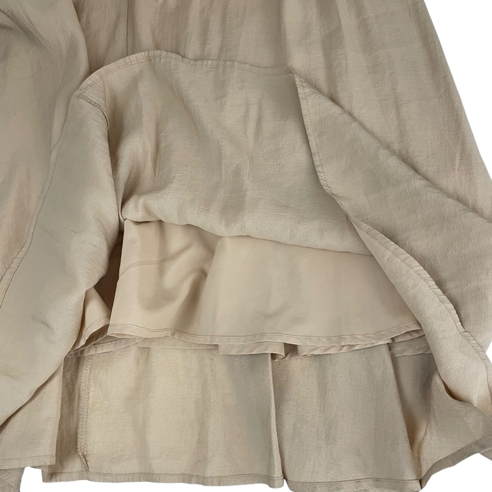Commense Open Back Midi Tank Dress Apricot Beige - Picture 7 of 13